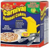 (Set) Carnival Deluxe Funnel Cakes Kit with Funnel Cakes Refill Mix