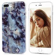 Badalink iPhone 7 Plus Case (5.5") Shockproof Drop Protection Soft TPU Bumper Protective Back Cover Flexible Colorful... N19