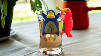 Happy Platypus Couple Tea Infusers- Funny Loose Leaf Tea Infuser, Strainer-Deep Tea Mug/ Cup Infuser- Great For... N5