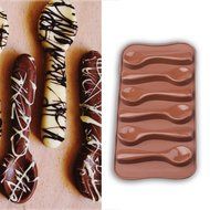 Bestwoohome Silicone Spoon Shape Molds For Chocolate/Candy/Ice Baking Decoration(1 Pack) N6