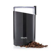 Krups Black Coffee Grinder Measures 6" x 3.3" by 3.6".