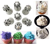 New Ball Russian Stainless Steel Tips Tulip Sphere Whip Cream Buttercream Icing Piping Nozzles DIY Baking Tools... N14