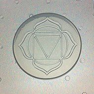 Flexible Resin Mold Root Chakra 2" x 1/4" Deep