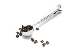 iEnjoyware Stainless Steel Coffee Spoon Clip - Attaches to Your Coffee Bag - Measuring Your Exact Coffee Grounds...