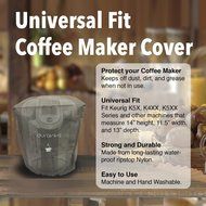 Duraviva Coffee Maker Cover - Nylon, Waterproof, Universal Fit - Fits Keurig K50 K400 K500 series and Similar... N4