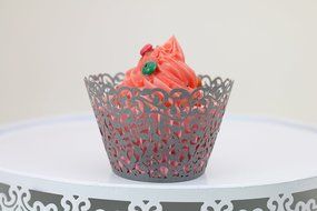 Sharing Star 100 Pieces Filigree Artistic Muffin Case Cupcake Paper Cup Liner Little Vine Lace Laser Cupcake Wrappers... N24