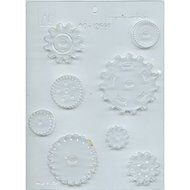 CK Products 90-12691 Chocolate Mold, Gears, Clear