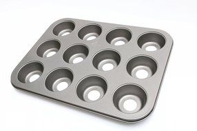 Cimostar Carbon Steel Mini Cheesecake Pan 12 Cavity