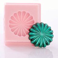 Silicone Mold Starburst Western Concho Easy to use with Chocolate, Fondant, Candy, Mint, Resin, Polymer Clay,... N2
