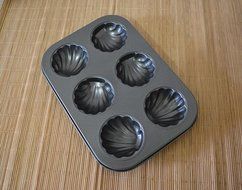 Non-Stick Madeleine Pans,Cake Mold 6-cup N6