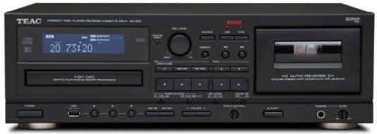 Teac Ad-800 Cd Player And Auto Reverse Cassette Deck With Usb N3