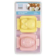 Sweet Creations Spring Friends Egg Mold, 2-Pack, Yellow/Pink N2