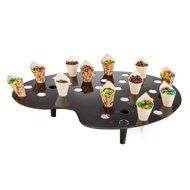 Palette Display Stand for Mini Cones Clear 35 Slots 4 Count Box N2