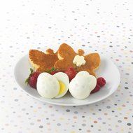 Sweet Creations Spring Friends Egg Mold, 2-Pack, Yellow/Pink N3