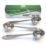 Tea Scoop (Set of 3) - Premium Stainless Steel Measuring Spoons for Loose Leaf Tea, Coffee and More (1.5 tsp) N11
