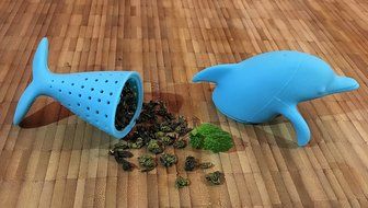 W&Co Tails of the Tea Dolphin Silicone Tea Infuser N4
