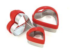 Eddingtons Heart Cutters, Set of 3