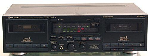 Pioneer CT-W530R Synchro Recording Stereo Dual Double Cassette Tape Deck With Dolby NR - Complete with AV cables... N4