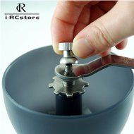 RC Professional Manual Ceramic Burr Coffee Grinder, Hand-crank Coffee Mill, Includes Brush, Black N24