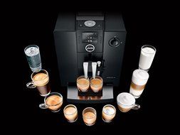 Jura IMPRESSA F8 Automatic Coffee Machine, Black N8