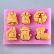 Y&amp;XL&amp;H Christmas Products Fondant Cake Chocolate Silicone Mold, Fondant Cake Chocolate Silicone Mold, Decoration...