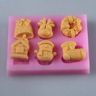 Y&amp;XL&amp;H Christmas Products Fondant Cake Chocolate Silicone Mold, Fondant Cake Chocolate Silicone Mold, Decoration... N2