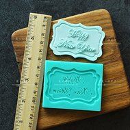 Anyana Silicone Fondant Mould Cake Decorating Tool Chocolate Sugar Craft Happt new year