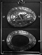 Large Name Easter Egg Soap or Candy Mold 2 Cavity