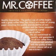 Mr Coffee 8-12 Cup Coffee Filters, 50 Filters N2