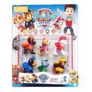 6 pcs PAW PATROL Cake Toppers Marshall Rubble Chase Rocky Zuma Skye Figure Set N2