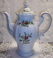 JOHANN HAVILAND MOSS ROSE LARGE COFFEE POT