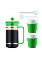 Bodum 8 Cup Bistro Set French Press Coffee Maker, 34 oz, Green