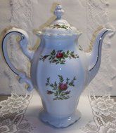 JOHANN HAVILAND MOSS ROSE LARGE COFFEE POT N2