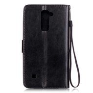 LG Stylus 2 Case,LG G Stylo 2 Case,PHEZEN Bling Rhinestone Diamond Embossed Flower Butterfly PU Leather Wallet... N10