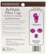 Farberware 18US5243c Refillable/Reusable Keurig Coffee K Cup Filter for 1.0 &amp; 2.0 Brewers, Purple N2