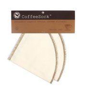 CoffeeSock Hario v60-02 Style - GOTS Certified Organic Cotton Reusable Coffee Filters