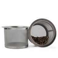 Hario Compatible Stainless Steel Reusable / Replacement Tea Infuser Filters for Glass Tea Pot (2 Pack) N4