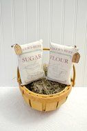 Primitive feed sacks pillow tucks bowl filler N4
