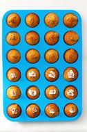 Silicone Mini Muffin &amp; Cupcake Pan - 24 Cups Pink Mold &amp; Baking Tray- Reusable, Non-Stick Bakeware - Heat Resistant... N3