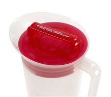 Shake &amp; Infuse Red Pitcher w/ Tube, 96 Fluid Ounces (3 Quarts) by Pride Of India N4