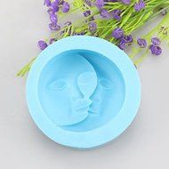 Sher Lovers Kiss Shaped Soap Molds Mooncake Mould Fondant Cake Chocolate Silicone Mold, Decoration Tools Bakeware N2