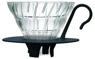 Hario VDGN-02B V60 New Glass Coffee Dripper 02, Black N7