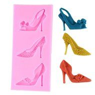 BleuMoo High Heel Shoes Silicone Fondant Mould Cake Decorating Chocolate Baking Mold DIY N7