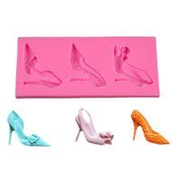 BleuMoo High Heel Shoes Silicone Fondant Mould Cake Decorating Chocolate Baking Mold DIY N8