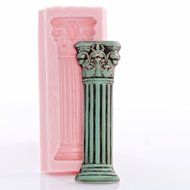 Roman Column Silicone Mold Food Safe Chocolate, Fondant, Candy, Craft or Jewelry Mold Resin, Clay, Flexible and... N5