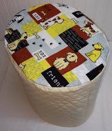Quilted Dog Patch Keurig K10 B31 Mini Plus Brewing Systems Cover (Cream) N3
