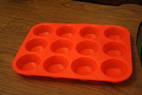 Cheff 12 Cup Muffin Bake Pan Silicon Cupcake Mold (12 Cup &amp; 24 Cup) N2