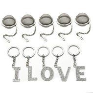 Loving Gift Tea Strainer Infuser Filters Stainless Steel Locking Spice Mesh Herbal Interval Diffuser Ball Cooking... N3