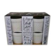 Home Essentials Wht Ess Mini Set OF 4 White 4" Ramekin