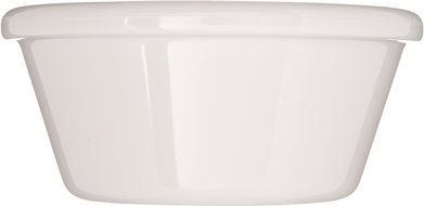 Carlisle 4312642 SAN Smooth Ramekin, 6-oz. Capacity, 1.80 x 3.90", Bone (Case of 48) N2
